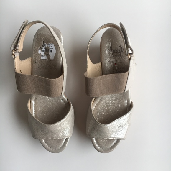 NWOB AMALFI BY RANGONI Ariete Cork Platform Sandal - Picture 3 of 7